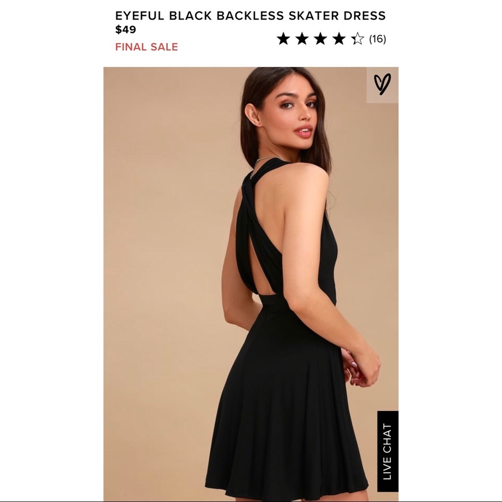 Lulus black dress